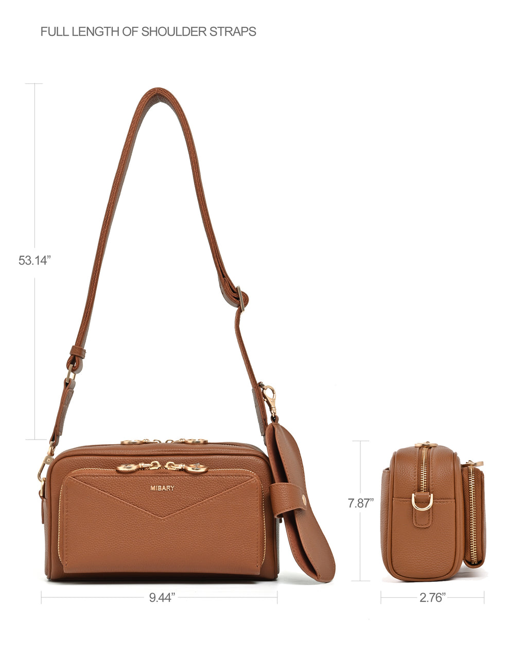Thalia Crossbody Bag (2.0L) Brown