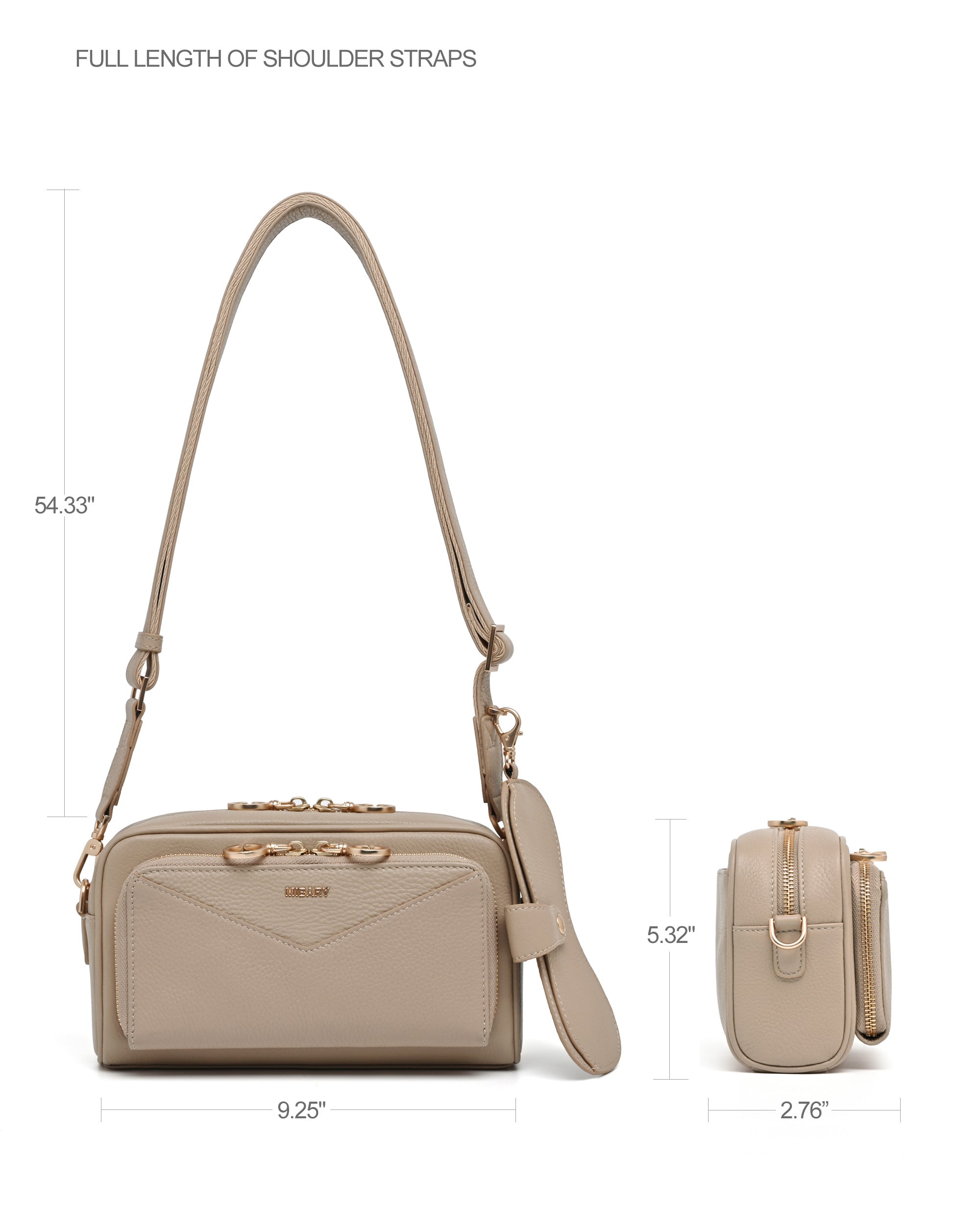 Thalia Crossbody Bag (2.0L) Beige