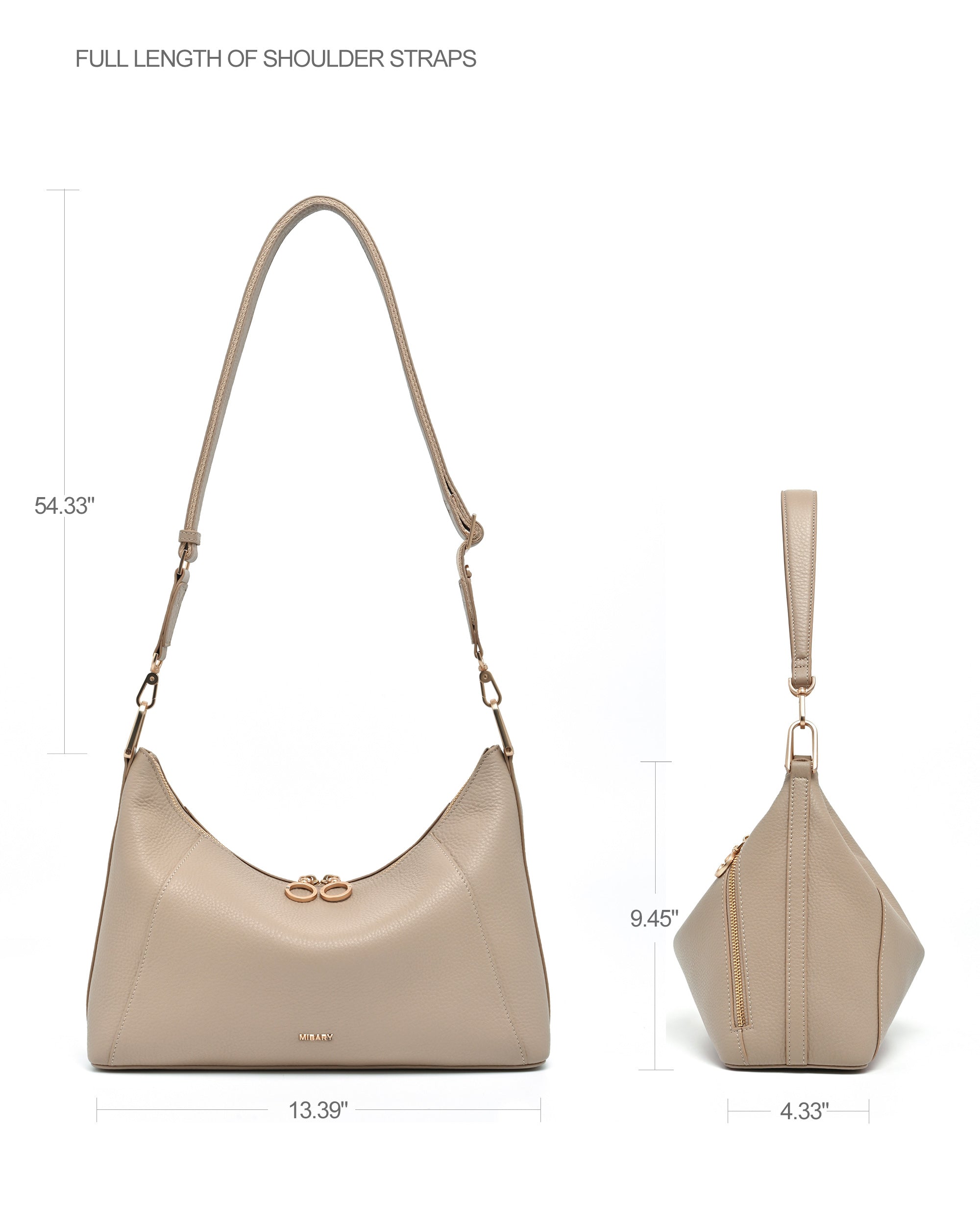 The Muse Hobo Bag （4.0L) Beige