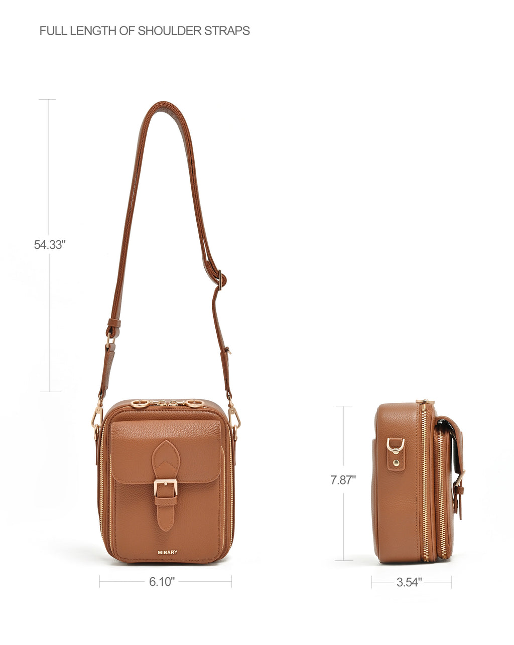 The Staple Shoulder Bag (2.0L) Brown