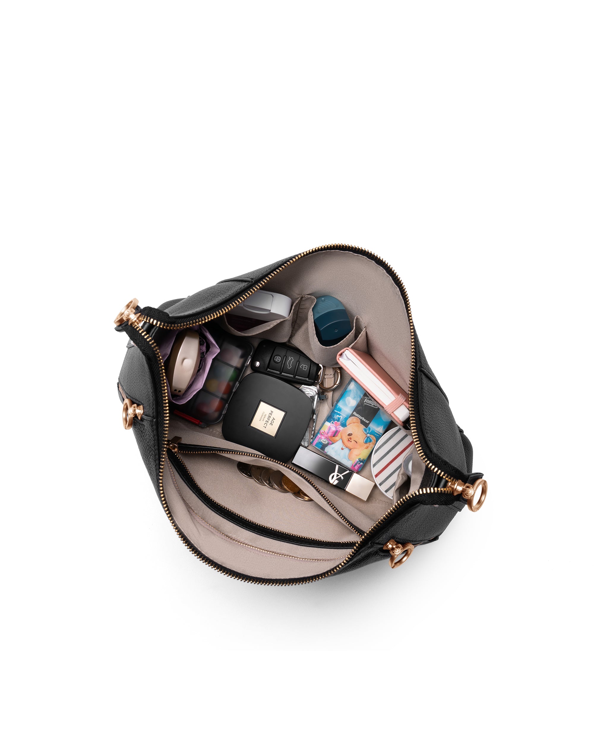 The Muse Hobo Bag （4.0L) Black